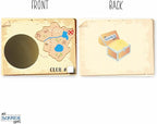 Make Your Own DIY Treasure Map Scavenger Hunt Scratch Off ScratchNotes 20 Pack - Image 5