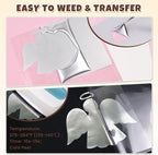 Silver Metallic Foil HTV Heat Transfer Vinyl Roll - Image 2