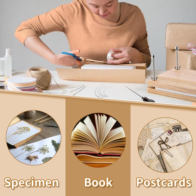 JUPEAN Book Binding Kits, Bookbinding Supplies, Bookbinding Kit - Image 7