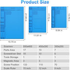 STREBITO Soldering Mat Electronics Repair Mat, Silicone Work Mat Heat Resistant - Image 9
