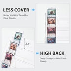 DEEIF 4 Tier Acrylic Trading Card Display Stand, Toploaders, PSA Graded Cards - Image 4