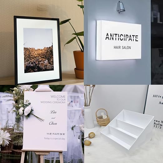 White Acrylic Sheets 18" x 24" x 1/8", 2 Pack Cranviech White Cast Plexiglass - Image 7