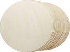 ZOEYES 20 Pack 10 Inch Wood Rounds Unfinished Wooden Circles 1/8 Inch Thick - Image 3