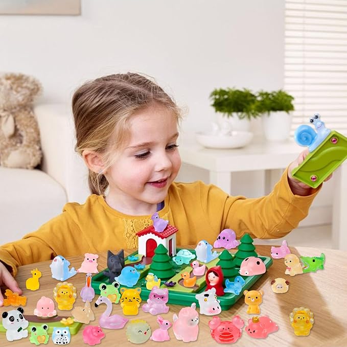 52Pcs Luminous Mini Resin Animals 52 Styles Miniature Glow in the Dark Resin - Image 8