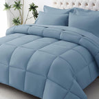 JOLLYVOGUE Full Comforter Set, Ultra-Soft Bed in a Bag Full Size 7 Pieces by JOLLYVOGUE
