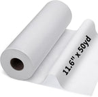 Medium Weight 11.6" x 50 yd White Fusible Interfacing by Jupean