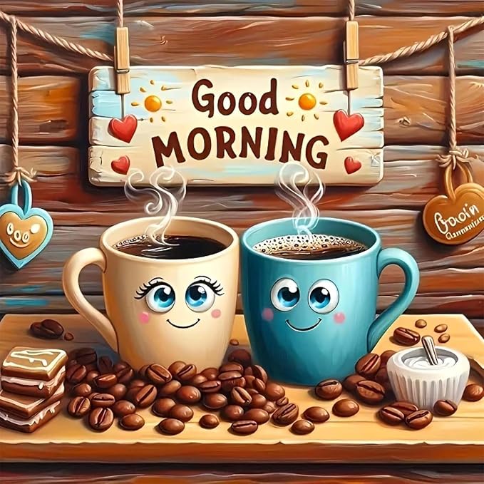 niurenmaoyi Coffee Cups Stamped Cross Stitch Kits by Unknown