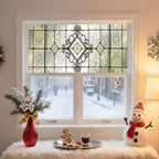 IVN Window Film Geometric Stained Glass Decorative Window Privacy Film | Window - Image 2