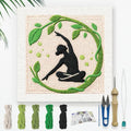 DOODLREAM Zen Yoga DIY Punch Needle Embroidery Kit by Doodlream