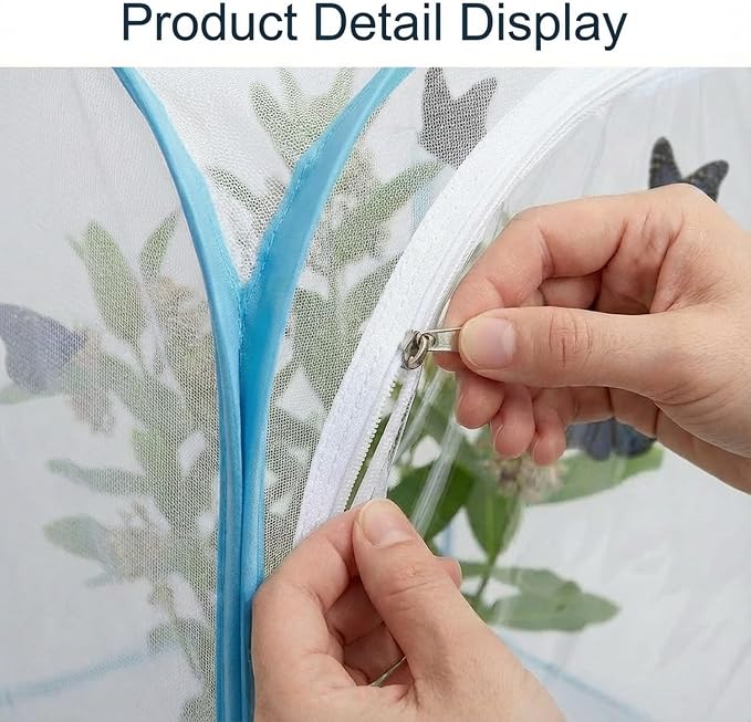 Insect & Butterfly Habitat Cage, Portable Pop-Up Terrarium - Image 4