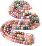 200PCS Natural Stone Beads Flat Agate Spacer Beads Bulk - Image 5