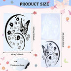 12 Pieces Embossing Folders DIY Craft Template Stencil Butterfly Star Embossing - Image 3