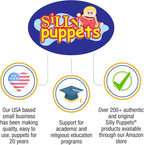 14" Susie, Peach Girl, Hand Puppet - Image 5