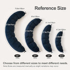 Peallow – Long Round Body Pillow - Image 2
