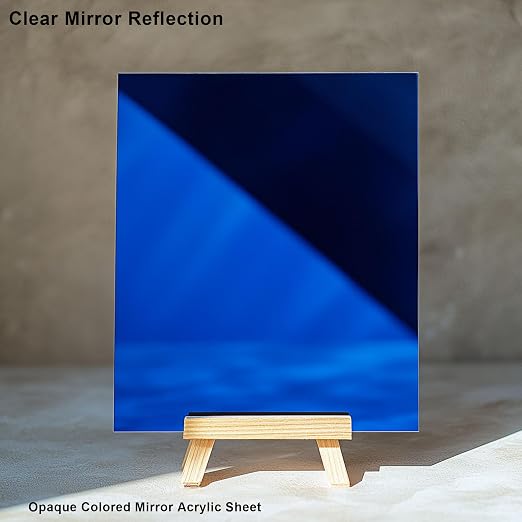 12x16 Inches Blue Mirror Acrylic Sheet – 2 Pcs Reflective Acrylic Panel - Image 4