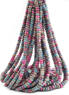 5x8mm Natural Rondelle Beads – Loose Gemstone Spacers by CAI+YI+MING