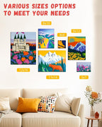 Simetufy 12 Pack 8x8 Inch Painting Canvas Panels Square Boards - Image 7