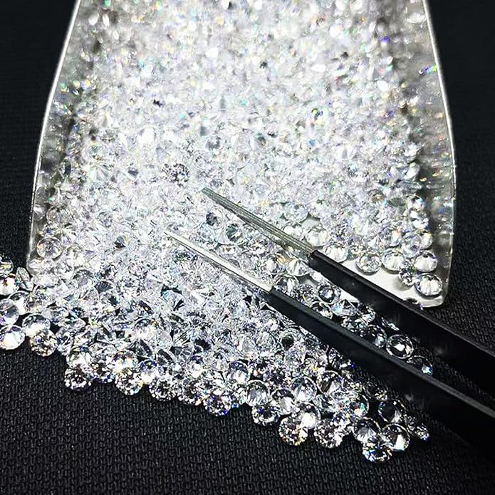 0.9-8mm 10-1000pcs CZ Zircon 5A Round Machine Cut White Cubic Zirconia Loose CZ - Image 6