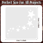 Junkin 20 Pcs Stencil for Painting Stencil Reusable DIY Drawing Template - Image 4