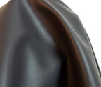 NAT Leathers | Black Dull Matte Calf Soft Faux Vegan Leather Fabric Sheet PU by NATLeathers