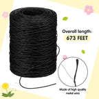 Syhood 673 Feet Floral Vine Bind Wire Rustic Wrapping Wire - Image 2
