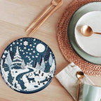 ijbnhd 8 PCS Christmas Diamond Art Coasters Kit Diamond Painting Coasters | - Image 7