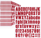 810 Pieces 10 Sheets Letter Stickers, Self Adhesive Vinyl Waterproof Mailbox by Llewyn