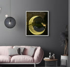 Painting by Numbers Kit for Adults Beginner, Night Bridge Moon Paint by Numbers - Image 2