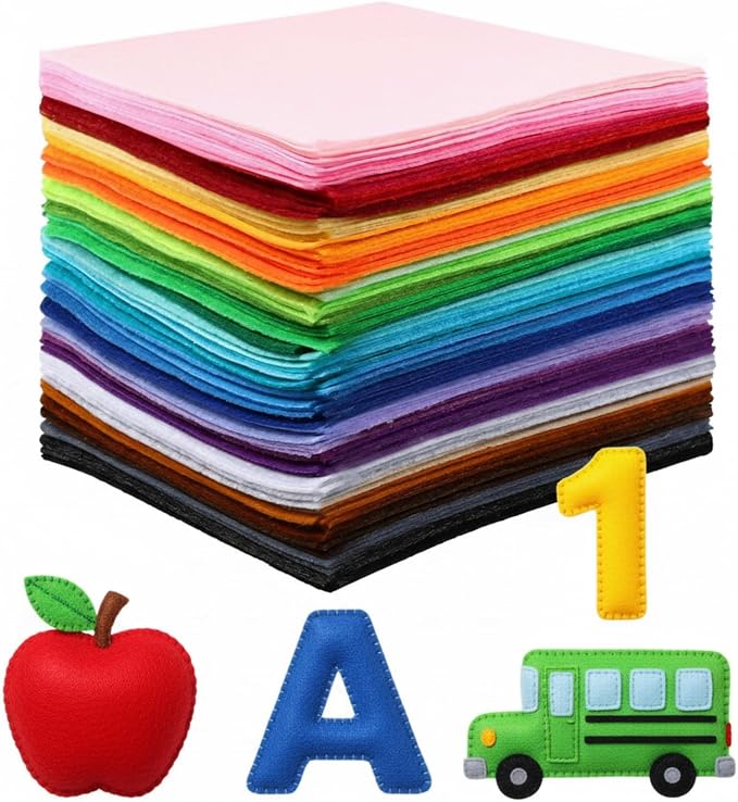 Reginary 120 Pcs 16 x 18 Inch Felt Sheets Bulk by Reginary