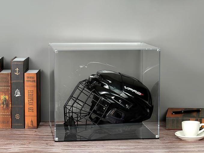 All Clear Acrylic Helmet Display Case, Assembly Box - Image 2