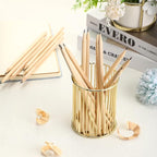 Fumete 100 Pieces Wooden Hexagonal HB Pencils Bulk Without Erasers - Image 4