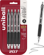 uni-ball® 207™ Retractable Fraud Prevention Gel Pens, Medium Point, 0.7 mm by uni-ball