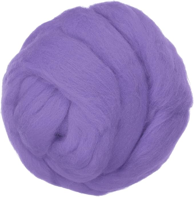 PATIKIL Wool Roving Yarn, 80G/2.82OZ Soft Felting Wool Pure Chunky Roving Yarn by PATIKIL