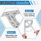 Moxweyeni 2 Pack Pipe Caliper Measuring Tool 7 Inch Stainless Steel Pocket Pipe - Image 3