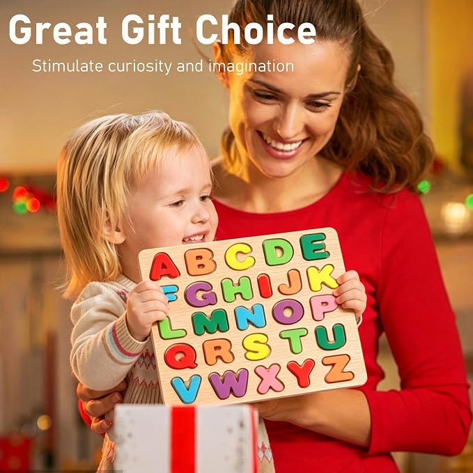 Wooden Puzzles for Toddlers 3-5, Boys & Girls, Montessori Toddler | 3 in 1 - Image 9