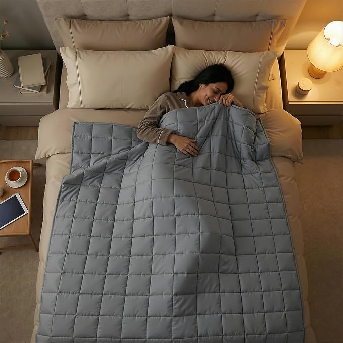 Smart Queen Weighted Blanket for Adults Large Soft Heavy Blanket Machine - Image 8