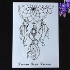 TIAMECH A4 Reusable Your Dream Catcher Stencil - Image 3