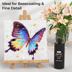 Nicpro Black Large Acrylic Paint, Rich Pigments, Non Toxic Craft Paint - Image 5