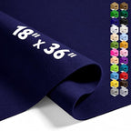 Navy Blue 18" X 36" Felt Fabric Sheet by Luceinvita