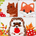 Louise Maelys 3 Set Animal Embroidery Kit - Image 4