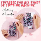 Tintnut Rainbow Leopard Permanent Vinyl 12x10in 10 Sheets Adhesive Vinyl | - Image 3