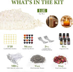 FUHITIM Soy Candle Wax Kit for Candle Making 5 lbs Bag, Premium Natural Soy Wax - Image 2