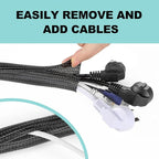 AGPTEK Cable Sleeve, 10ft - Image 3