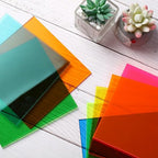 Geetery 30 Pcs Colored Acrylic Sheets, Plastic Boards - Image 5