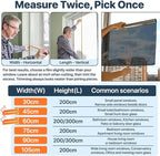 One Way Window Privacy Film Reflective Mirror Home Window Tint, Daytime Privacy - Image 7