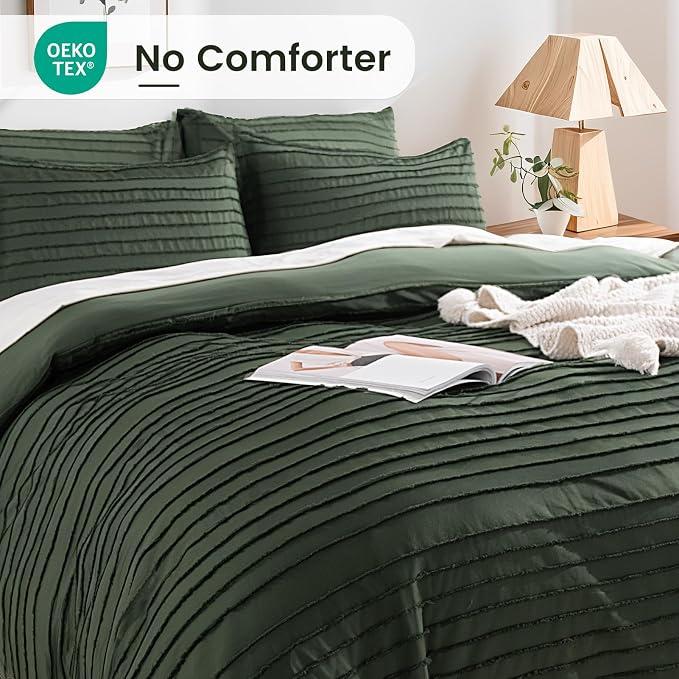 NEXHOME PRO Duvet Cover Queen, 3 Pieces Boho Tufted Duvet Cover Set, Soft and - Image 3