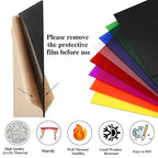 8 Pack Colored Acrylic Sheets 8 x 12 Inch, 1/8 Inch Thick, 8 Colors | - Image 3