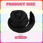 MECCANIXITY Wool Roving Yarn Soft Felting Wool 120g/4.23oz Pure Chunky Roving - Image 2