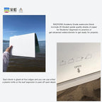 BAOHONG Artists' Watercolor Paper Block, 100% Cotton, 140LB/300GSM, Watercolor - Image 6