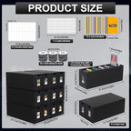 Card Storage Box, 11000+ Trading Card Storage 2000+ Toploader Card Storage Box - Image 3